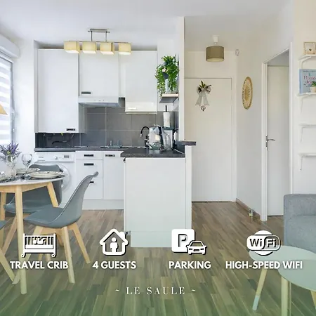 Le Saule - T2 Avec Balcon & Parking - Proche Disneyland Apartmán