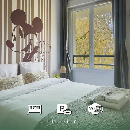 Le Saule - T2 Avec Balcon & Parking - Proche Disneyland Apartment *
